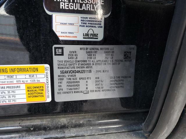 2017 BUICK ENCLAVE - 5GAKVCKD4HJ251106