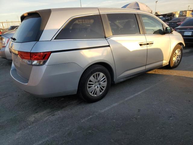 HONDA ODYSSEY LX 2015 silver  gas 5FNRL5H29FB055591 photo #4