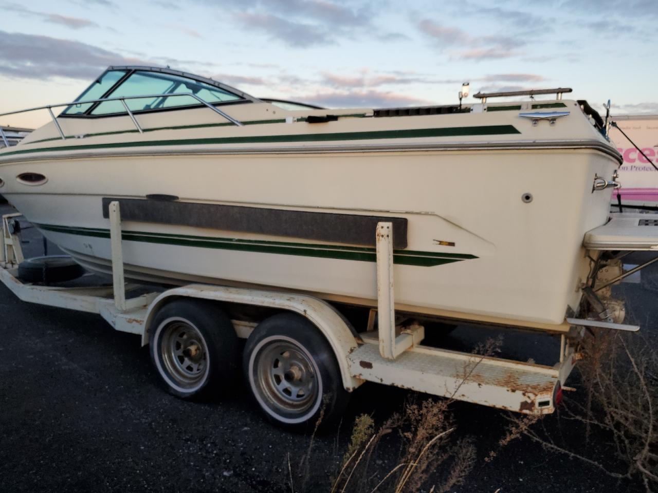 Lot #2972453430 1995 BOAT W/TRAILER