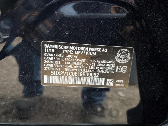 2020 BMW X4 XDRIVE3 - 5UX2V1C06L9B39062