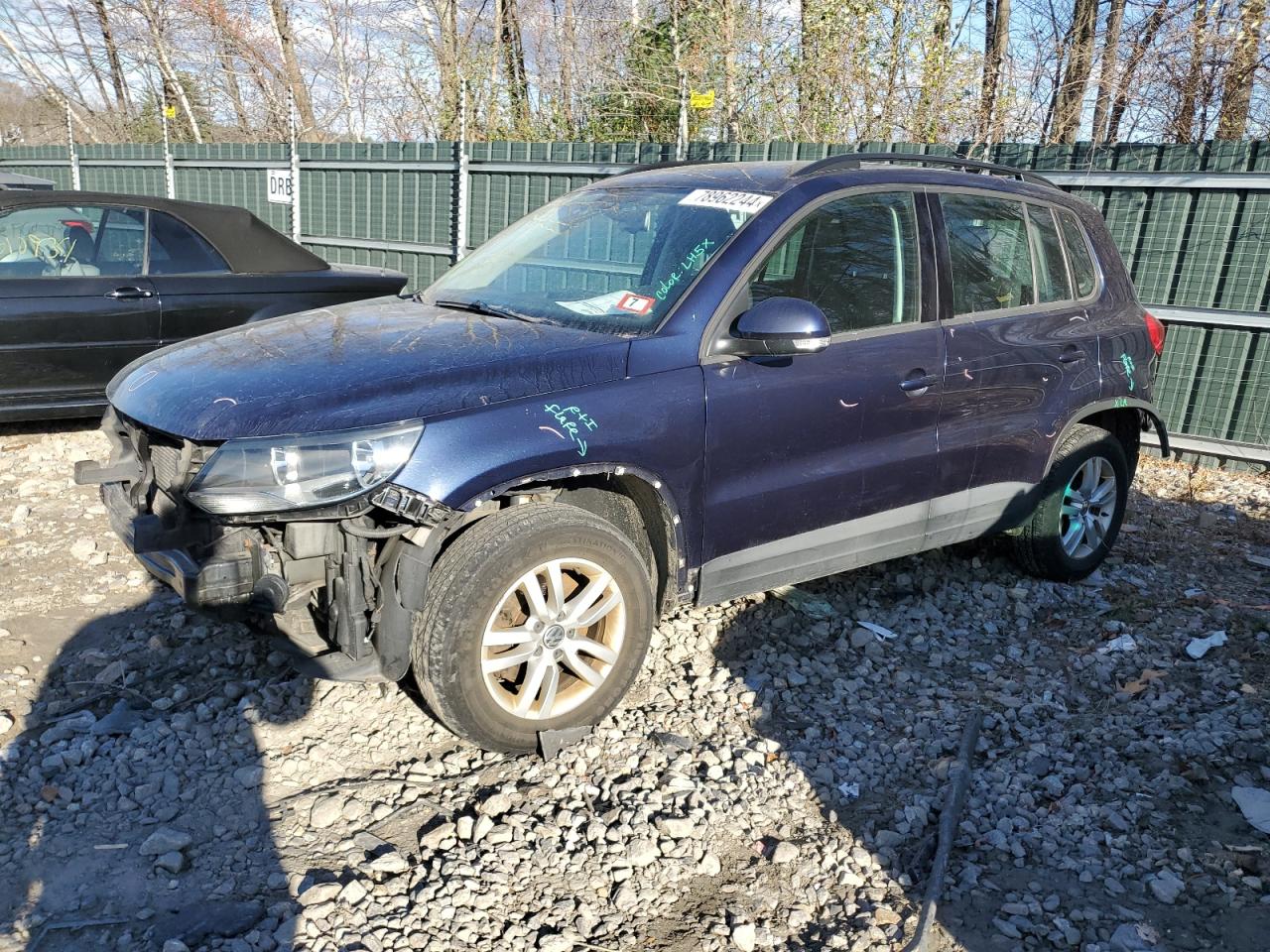 Lot #2986817331 2016 VOLKSWAGEN TIGUAN S