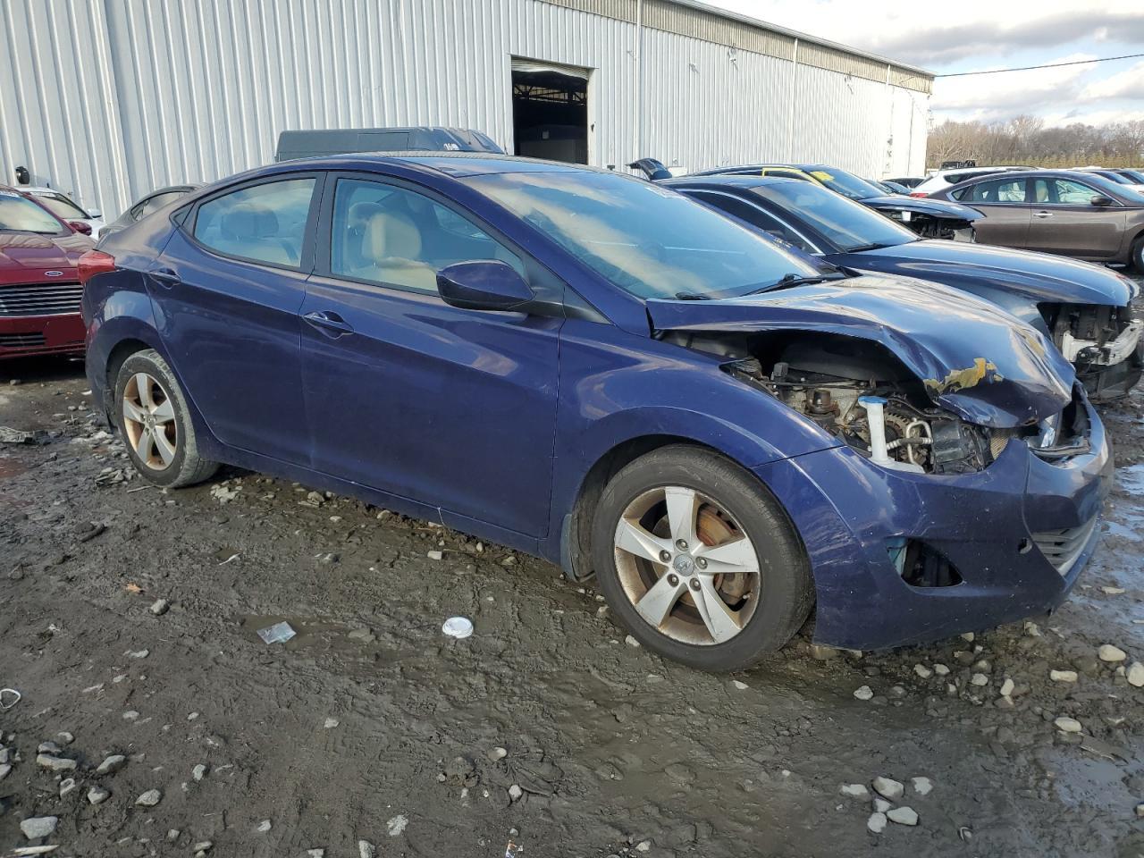 Lot #3034371062 2013 HYUNDAI ELANTRA GL