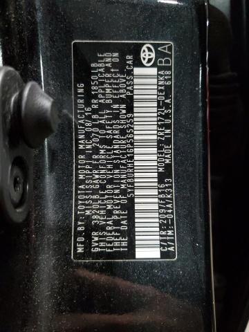 5YFBURHE1GP565259 2016 TOYOTA COROLLA