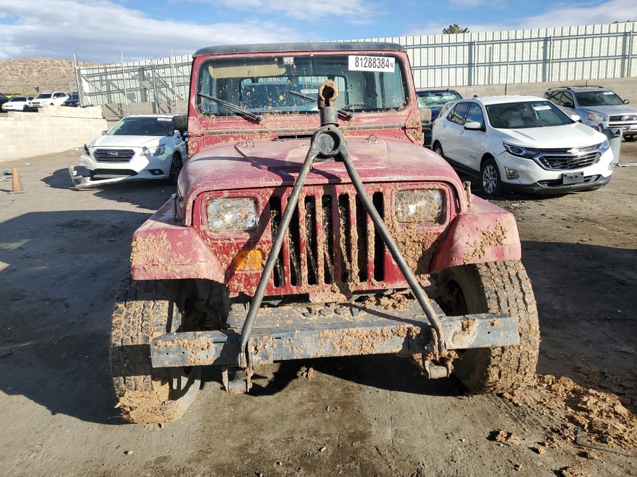 Lot #2989202618 1988 JEEP WRANGLER S