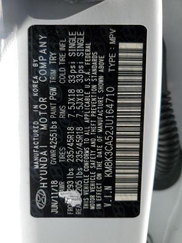 2018 HYUNDAI KONA KM8K3CA52JU164710