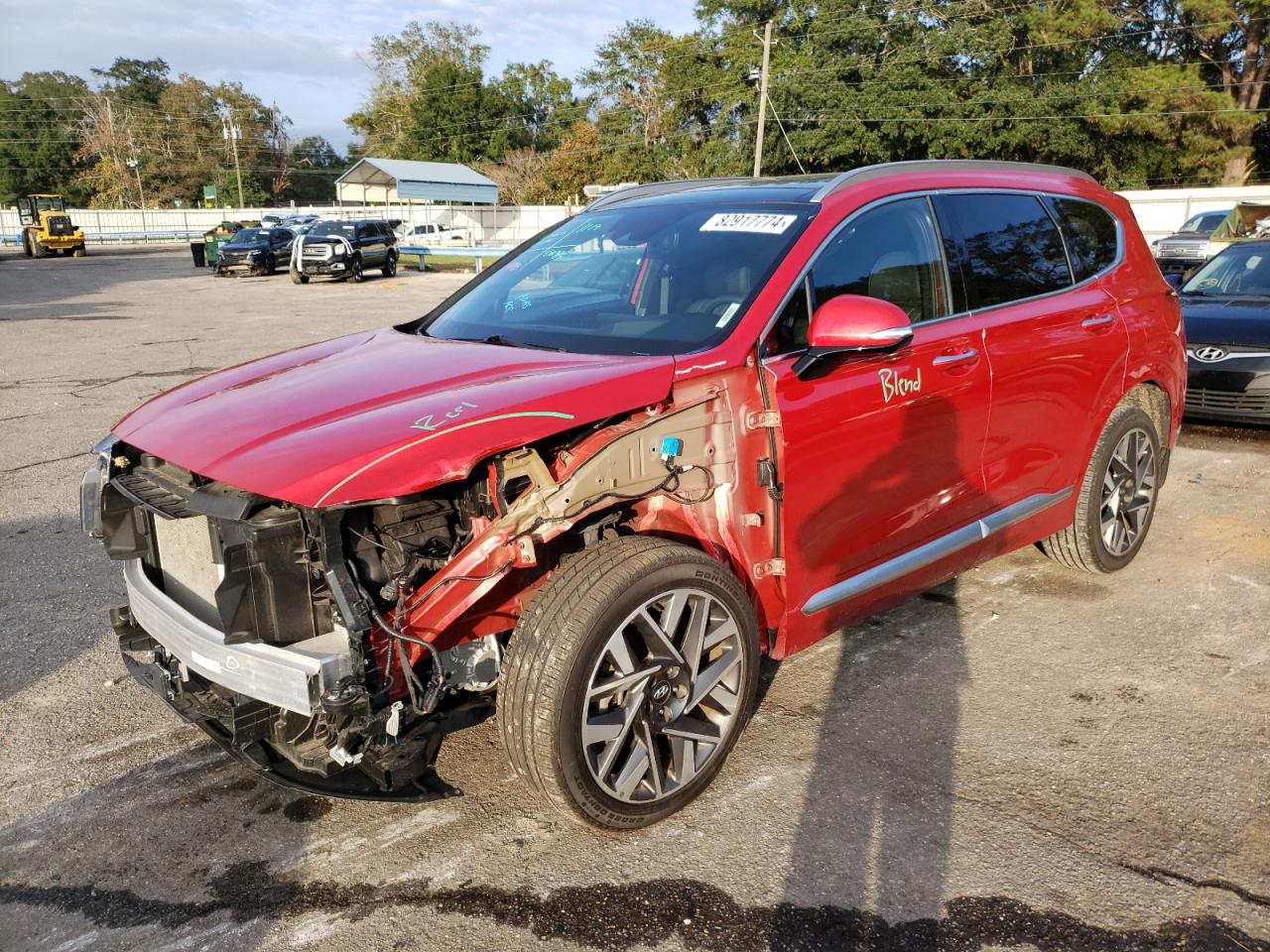 Lot #3025978946 2022 HYUNDAI SANTA FE C