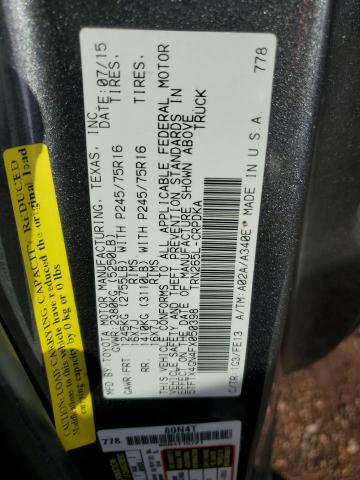 2015 TOYOTA TACOMA PRE 5TFTX4GN4FX050398
