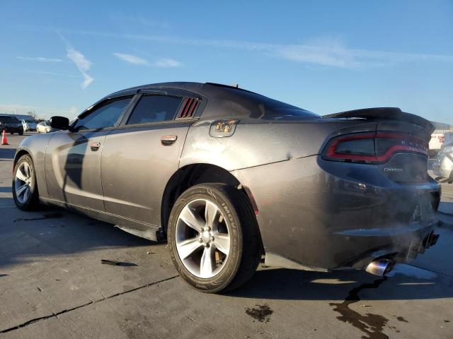 DODGE CHARGER SX 2017 gray  flexible fuel 2C3CDXHG9HH559229 photo #3