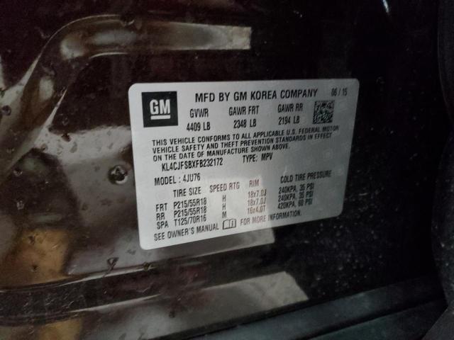 2015 BUICK ENCORE CON - KL4CJFSBXFB232172