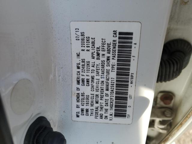 VIN 1HGCR2F37DA256217 2013 HONDA ACCORD no.12