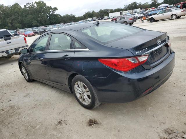 HYUNDAI SONATA GLS 2012 blue sedan 4d gas 5NPEB4AC4CH359973 photo #3