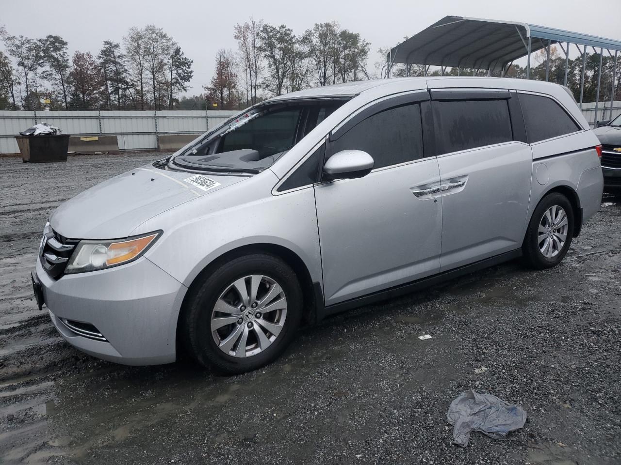 Lot #2957357469 2015 HONDA ODYSSEY EX