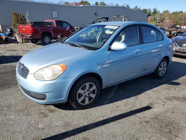 HYUNDAI ACCENT GLS 2007 blue  gas KMHCN46CX7U086018 photo #1