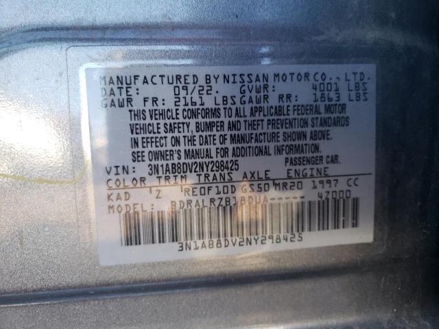2022 NISSAN SENTRA SR - 3N1AB8DV2NY298425
