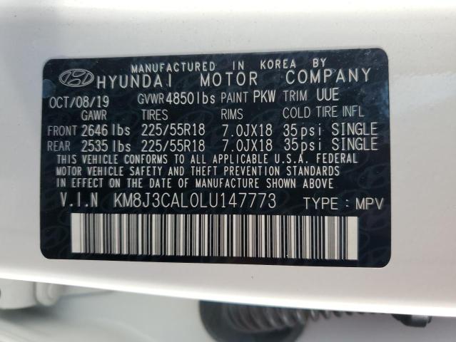 2020 HYUNDAI TUCSON LIM - KM8J3CAL0LU147773