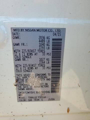 2015 NISSAN ROGUE S - 5N1AT2MT0FC869096