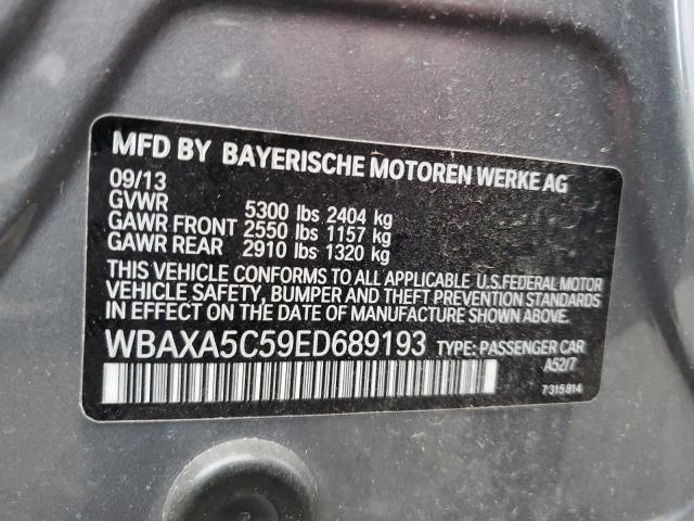 VIN WBAXA5C59ED689193 2014 BMW 5 SERIES no.13