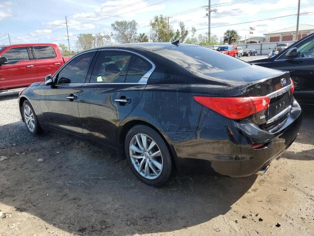 INFINITI Q50 BASE 2016 black sedan 4d gas JN1CV7ARXGM252297 photo #3