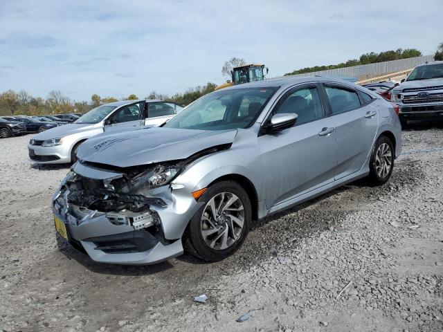 HONDA CIVIC EX 2017 silver  gas 19XFC2F77HE026728 photo #1