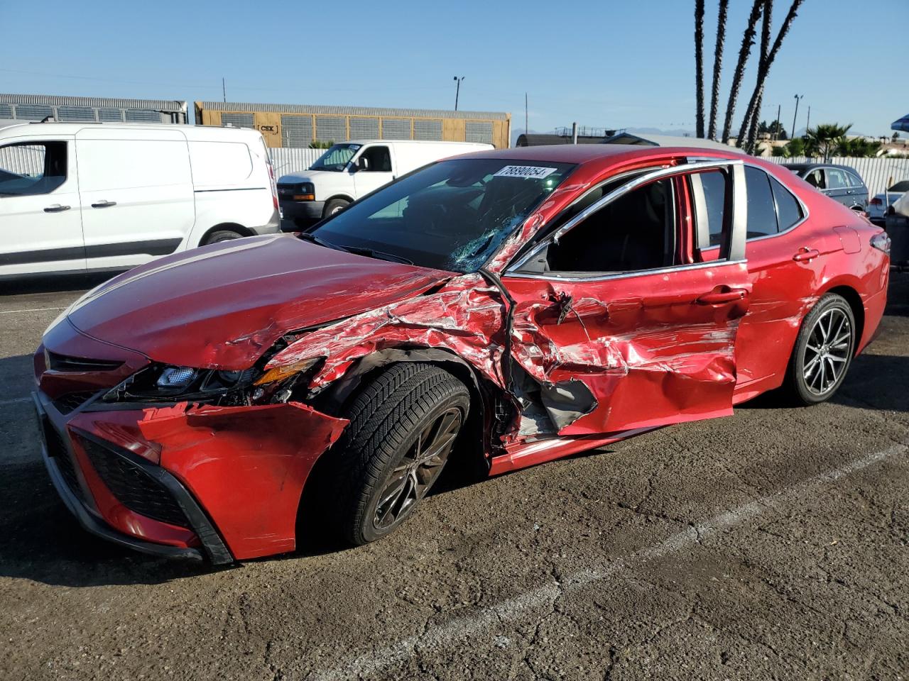 Lot #3030858501 2021 TOYOTA CAMRY SE