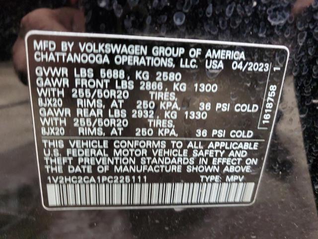 2023 VOLKSWAGEN ATLAS CROS - 1V2HC2CA1PC225111