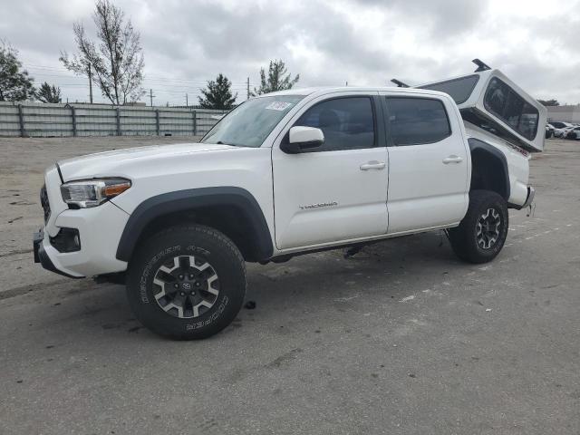 TOYOTA TACOMA DOU 2019 white  gas 5TFCZ5AN1KX209607 photo #1