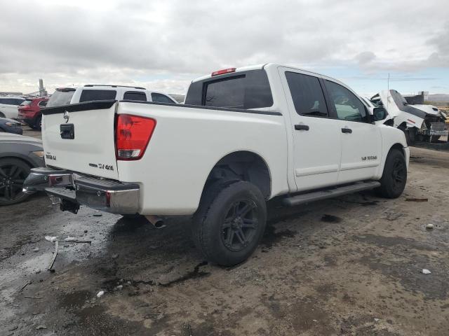 NISSAN TITAN S 2013 white crew pic flexible fuel 1N6BA0EC7DN305798 photo #4