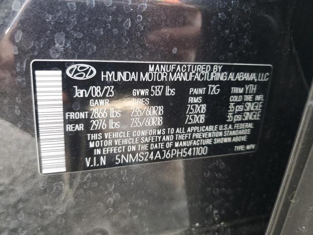 VIN 5NMS24AJ6PH541100 2023 HYUNDAI SANTA FE no.13