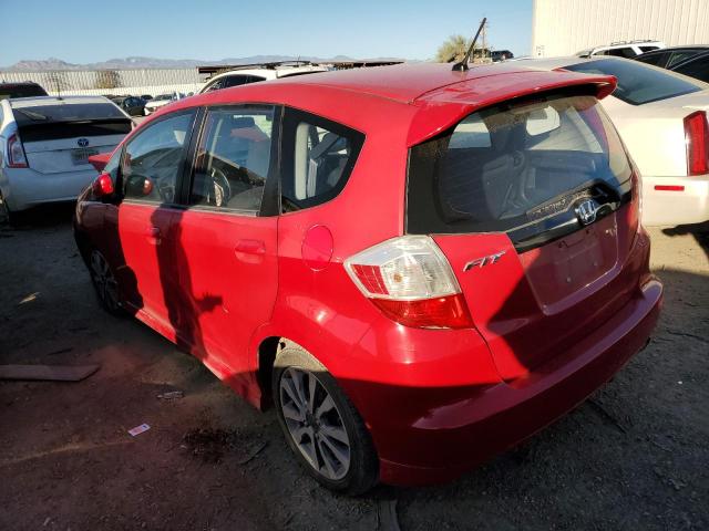 HONDA FIT SPORT 2013 red hatchbac gas JHMGE8H53DC010605 photo #3