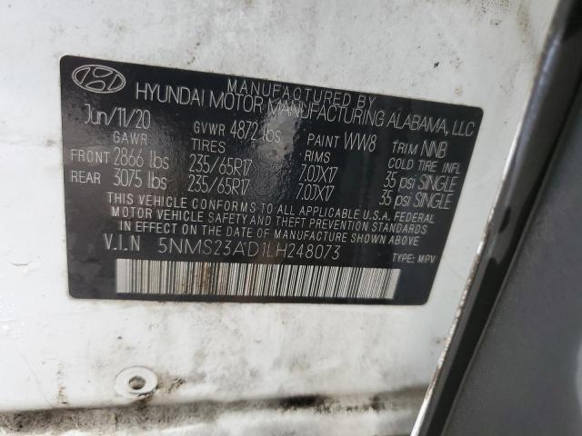 2020 HYUNDAI SANTA FE S - 5NMS23AD1LH248073