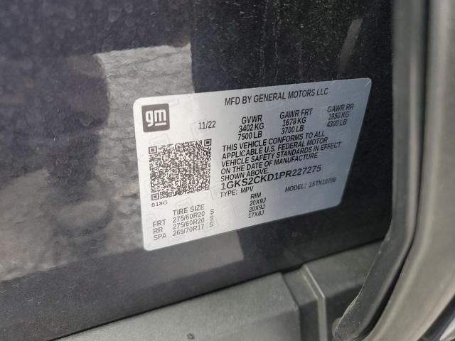 2023 GMC YUKON AT4 1GKS2CKD1PR227275