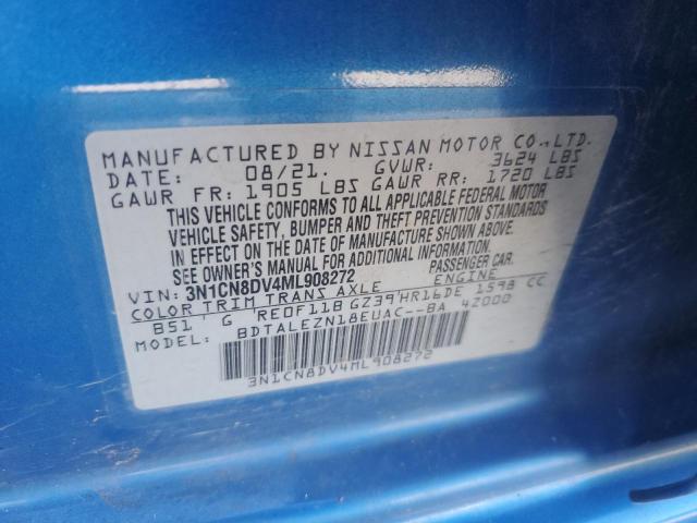 2021 NISSAN VERSA S - 3N1CN8DV4ML908272