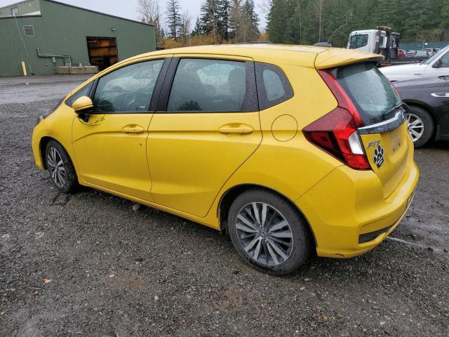 HONDA FIT EX 2018 yellow  gas 3HGGK5H89JM715391 photo #3