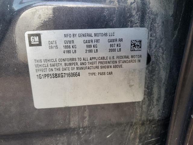 2016 CHEVROLET CRUZE LIMI - 1G1PF5SBXG7160664