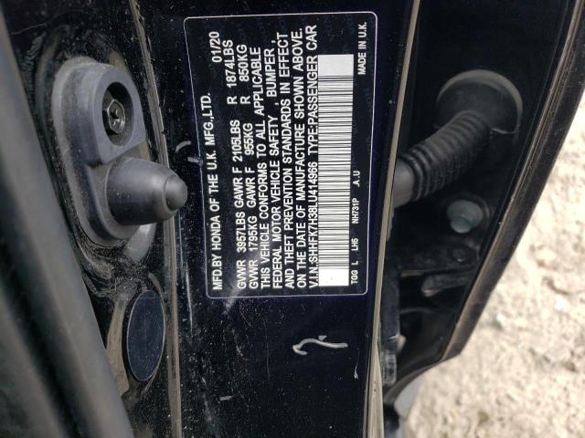 2020 HONDA CIVIC LX - SHHFK7H38LU414966
