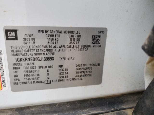 2016 GMC ACADIA SLE - 1GKKRNED0GJ139593