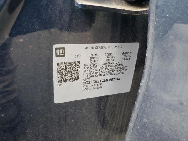 2021 CHEVROLET MALIBU LT - 1G1ZD5STXMF087644