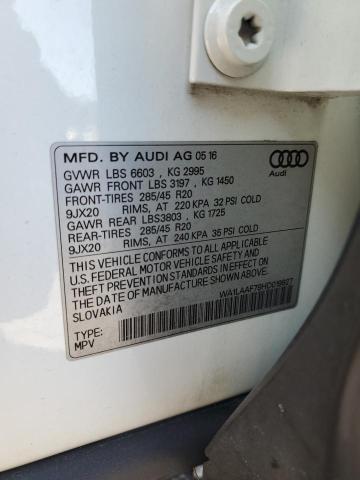 2017 AUDI Q7 PREMIUM - WA1LAAF79HD019827