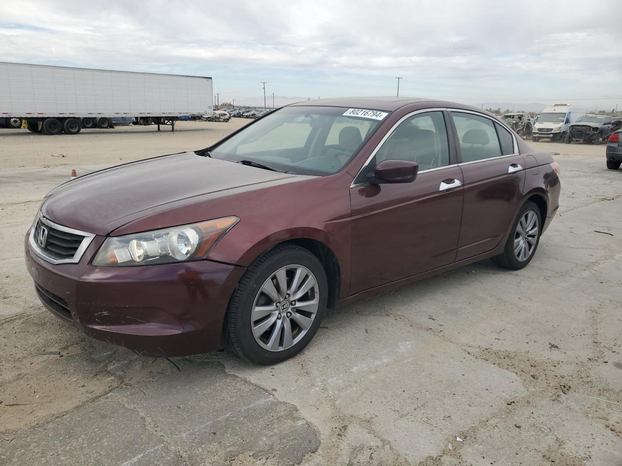 Lot #2974427470 2011 HONDA ACCORD EX