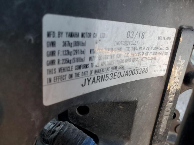 2018 YAMAHA MT09 - JYARN53E0JA003386
