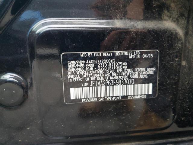 VIN JF1VA2P63F9837070 2015 SUBARU WRX no.12