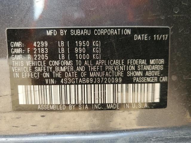 2018 SUBARU IMPREZA PR - 4S3GTAB69J3720099