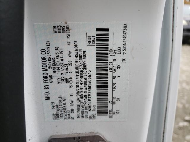 2021 FORD TRANSIT CO NM0LS7E26M1505676