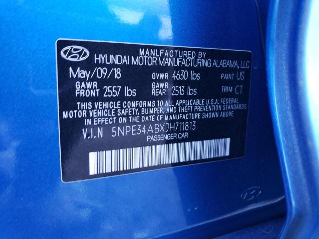 2018 HYUNDAI SONATA SPO - 5NPE34ABXJH711813