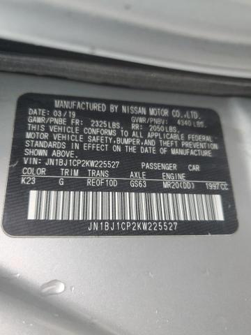 2019 NISSAN ROGUE SPT JN1BJ1CP2KW225527