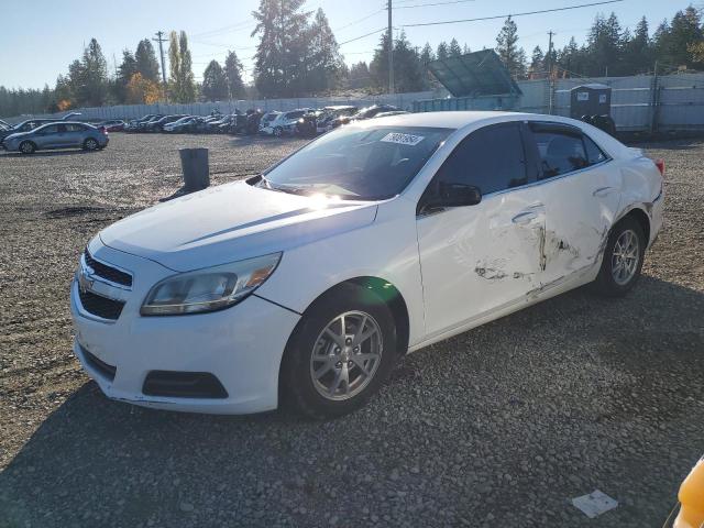 CHEVROLET MALIBU LS 2013 white  gas 1G11A5SA7DF317287 photo #1