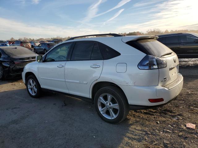 LEXUS RX 400H 2008 white 4dr spor hybrid engine JTJHW31U882865039 photo #3