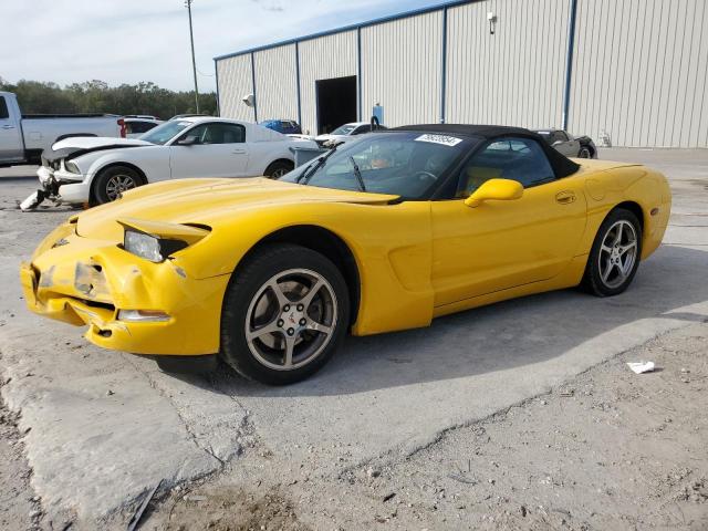 CHEVROLET CORVETTE 2003 yellow  gas 1G1YY32G335125906 photo #1