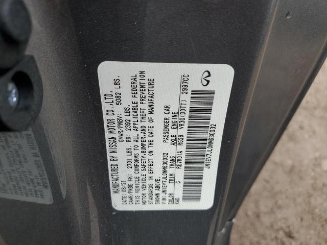 2022 INFINITI Q60 PURE - JN1EV7JL0NM630032