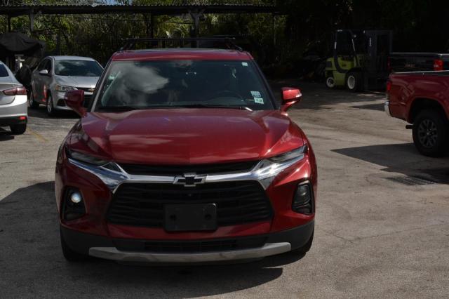 CHEVROLET BLAZER 3LT 2020 red  gas 3GNKBJRS2LS605932 photo #4